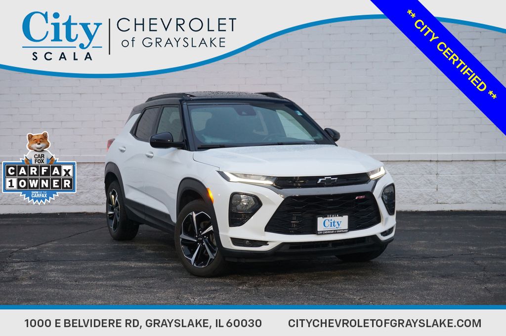 White 2021 Chevrolet Trailblazer RS AWD SUV / Crossover Four-Wheel Drive 9-Speed Automatic
