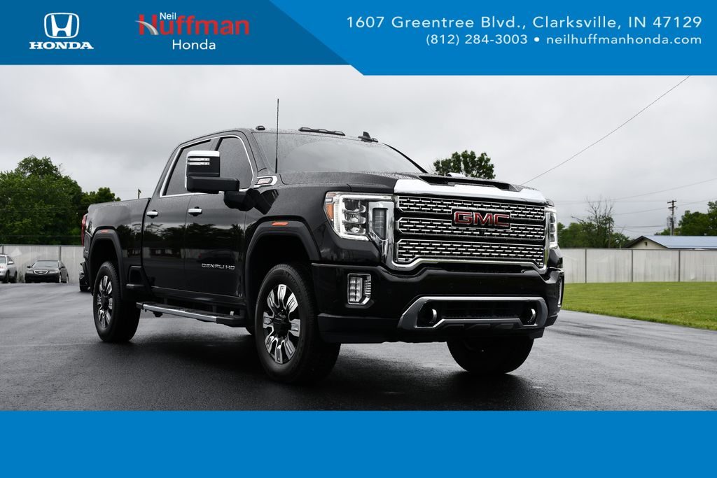 Onyx Black 2021 GMC Sierra 3500HD Pickup Truck Four-Wheel Drive Automatic