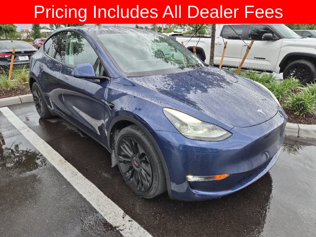 Used 2023 Tesla Model Y Long Range with VIN 7SAYGDEE6PF787674 for sale in Cape Coral, FL