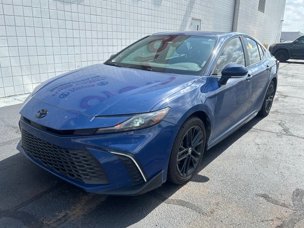Reservoir Blue 2025 Toyota Camry Sedan All-Wheel Drive Continuously Variable Transmission