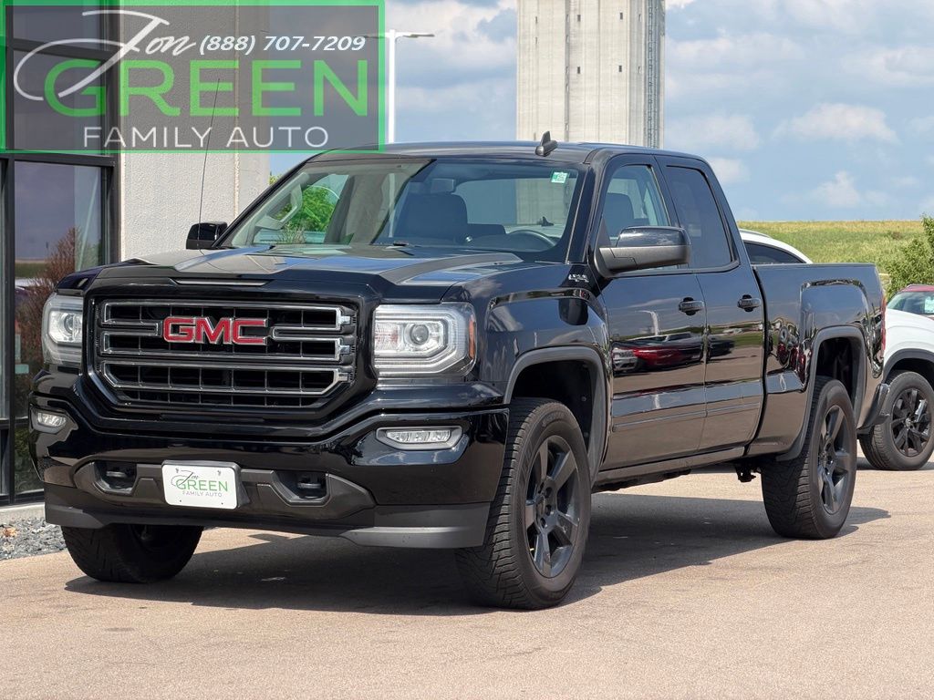 Black 2017 GMC Sierra 1500 Pickup Truck Four-Wheel Drive 6-Speed Automatic Overdrive