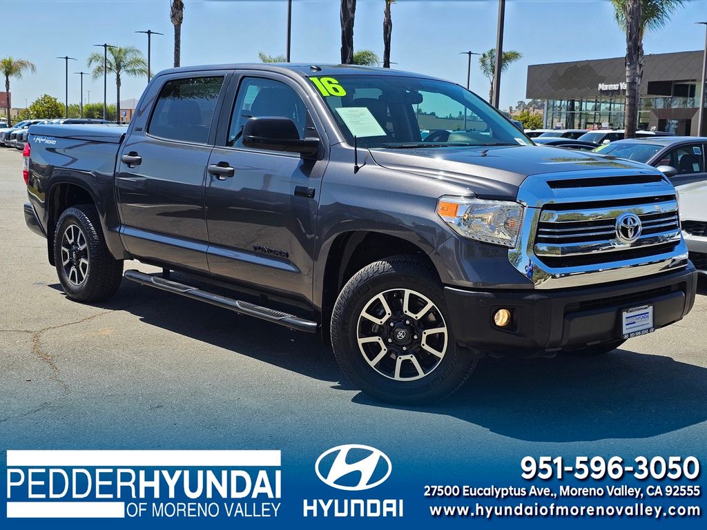 Magnetic Gray Metallic 2016 Toyota Tundra Pickup Truck 4X2 6-Speed Automatic Overdrive