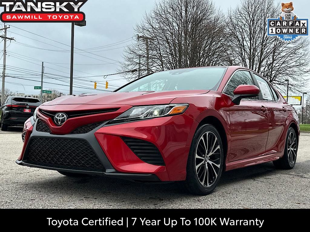 Supersonic Red 2020 Toyota Camry SE FWD Sedan Front-Wheel Drive 8-Speed Automatic