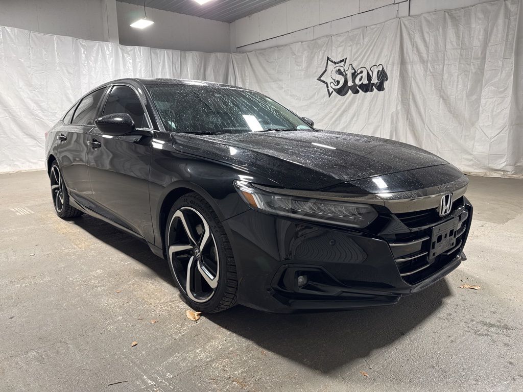 Crystal Black Pearl 2022 Honda Accord Sport Special Edition FWD Sedan Front-Wheel Drive Continuously Variable Transmission