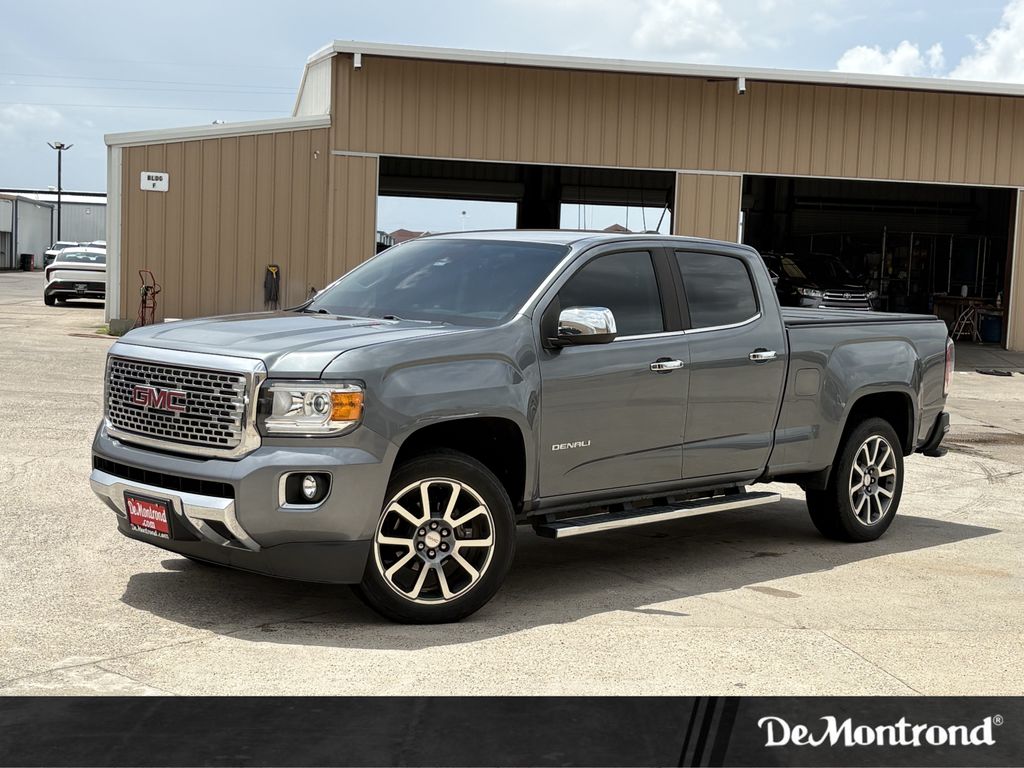 Gray (Satin Steel Metallic) 2019 GMC Canyon Pickup Truck Four-Wheel Drive 6-Speed Automatic