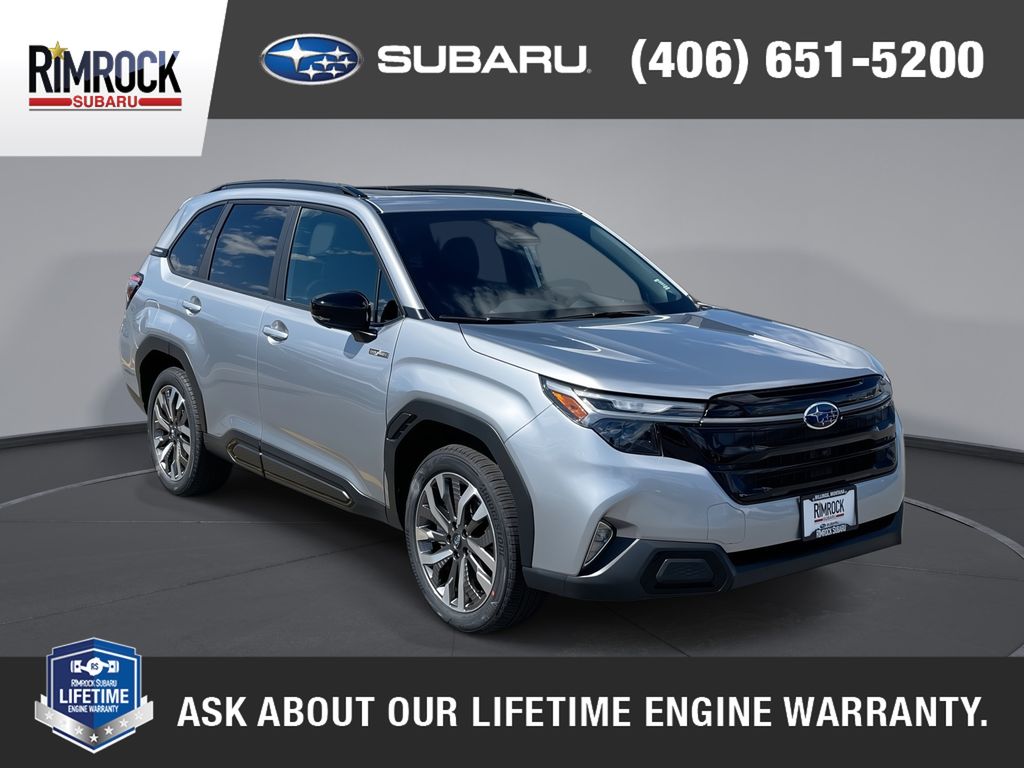 Ice Silver Metallic 2026 Subaru Forester Hybrid Touring AWD SUV / Crossover All-Wheel Drive Continuously Variable Transmission
