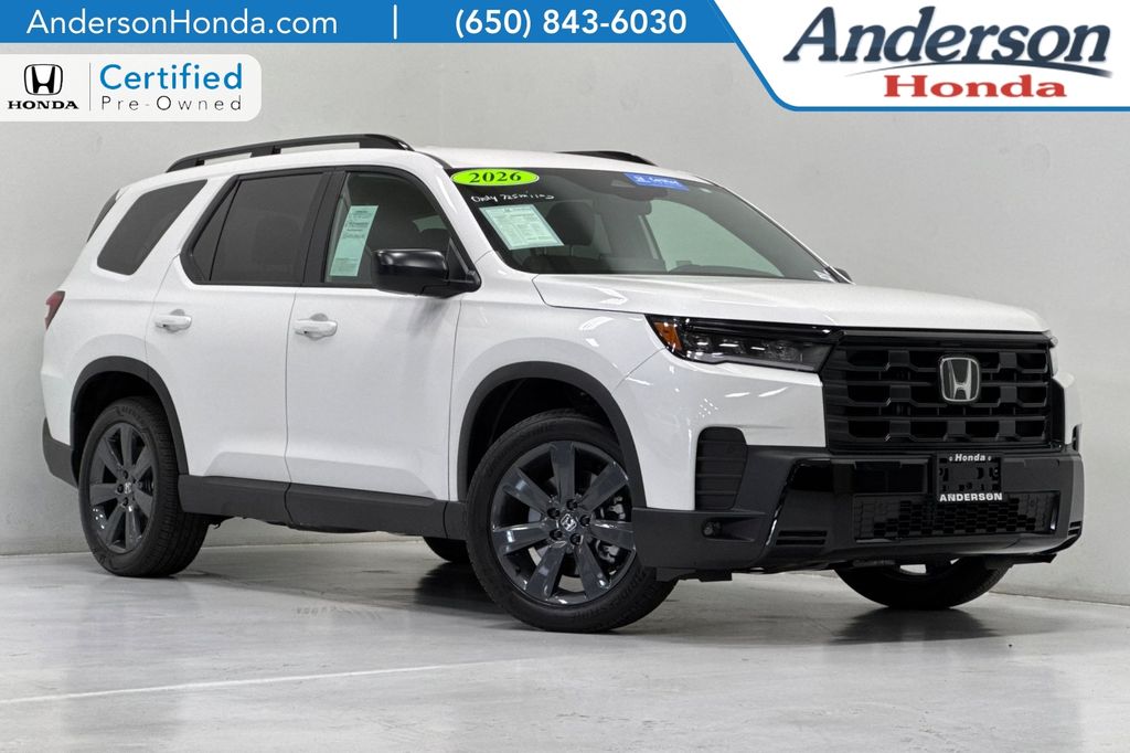 Platinum White Pearl 2026 Honda Pilot SUV / Crossover Front-Wheel Drive Automatic