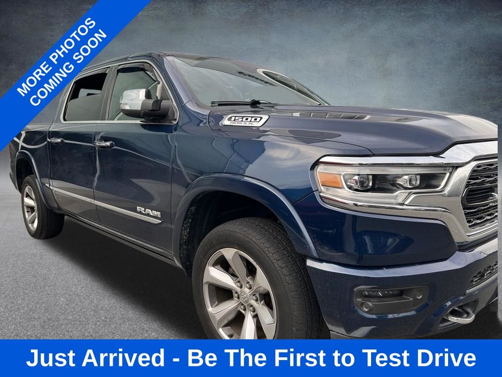 Patriot Blue Pearlcoat 2020 RAM 1500 Limited Crew Cab 4WD Pickup Truck Four-Wheel Drive 8-Speed Automatic