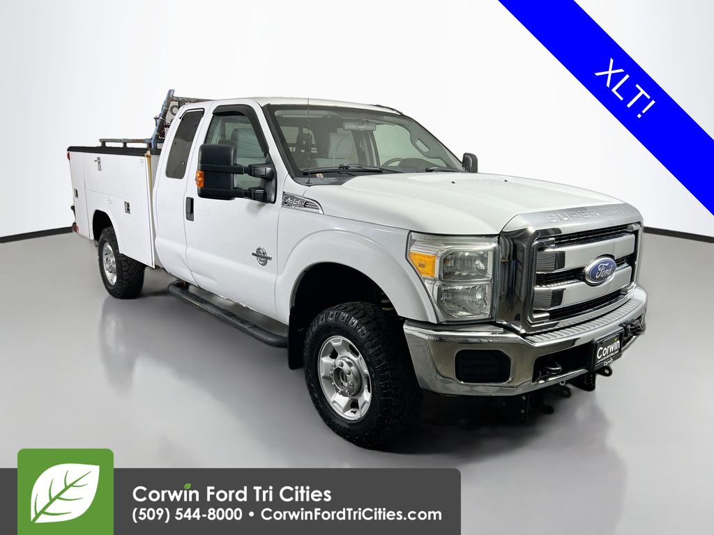 Oxford White 2012 Ford F-350 Super Duty Pickup Truck Four-Wheel Drive 6-Speed Automatic Overdrive