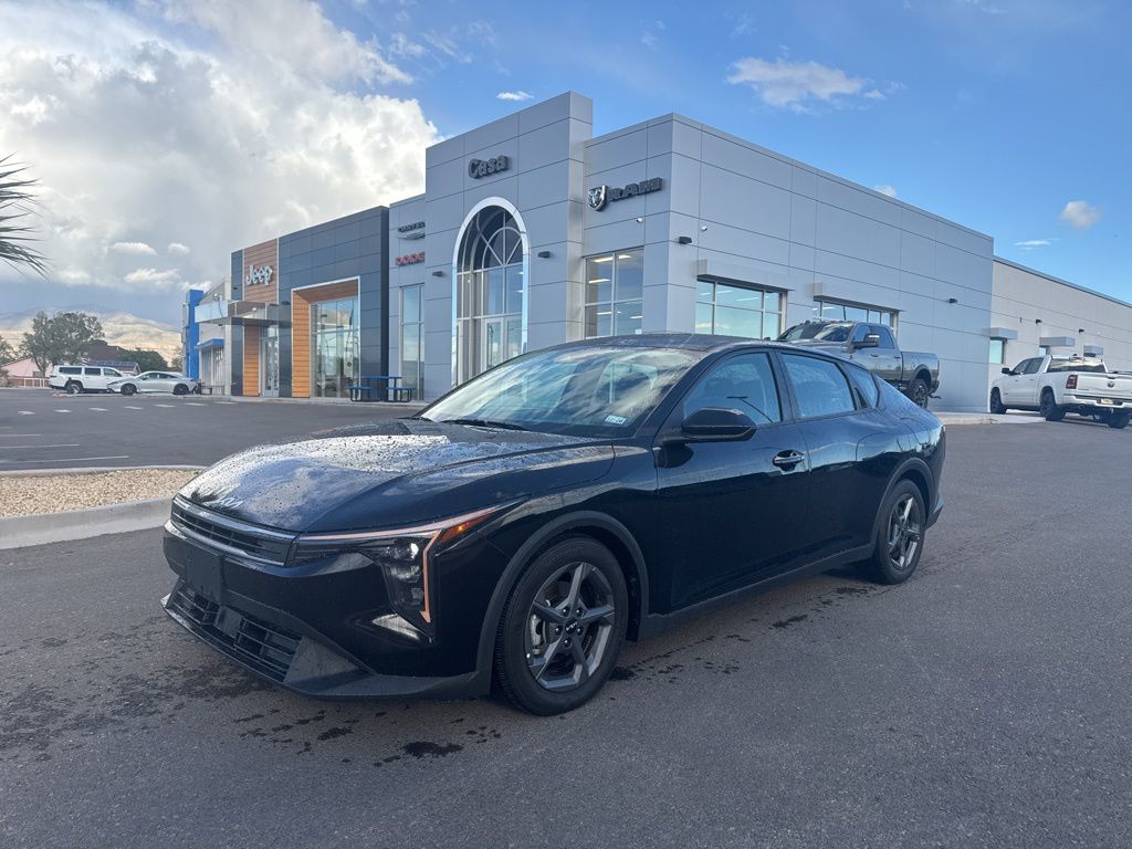 Aurora Black Pearl 2025 Kia K4 LXS FWD Sedan Front-Wheel Drive Continuously Variable Transmission