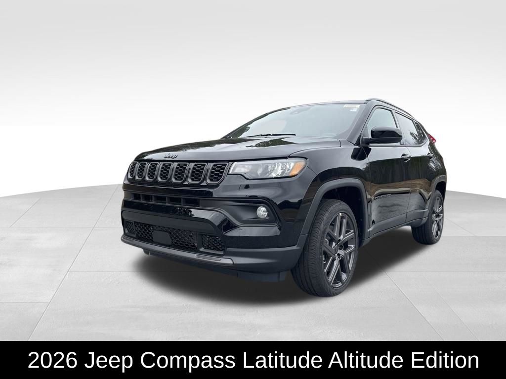 Diamond Black 2026 Jeep Compass SUV / Crossover Four-Wheel Drive 8-Speed Automatic
