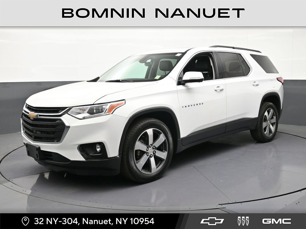 Summit White 2020 Chevrolet Traverse SUV / Crossover Four-Wheel Drive 9-Speed Automatic
