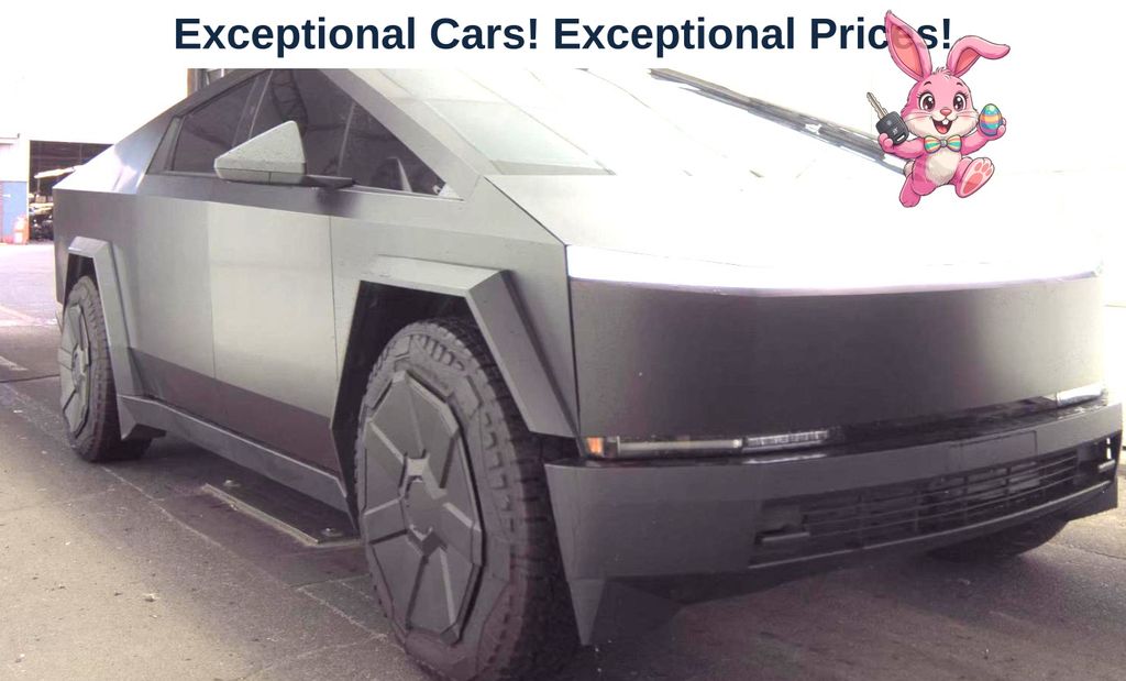 Black Metallic 2024 Tesla Cybertruck Cyberbeast Crew Cab AWD Pickup Truck All-Wheel Drive 1-Speed Automatic