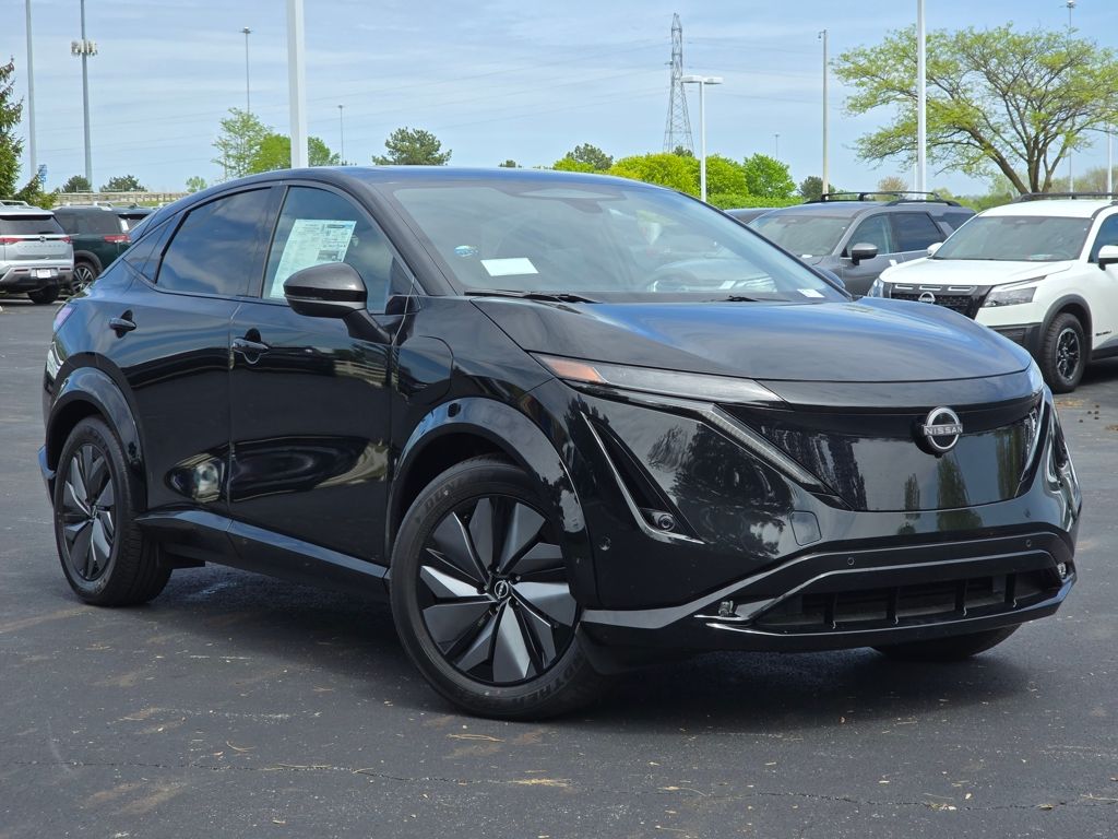 Black Diamond Pearl 2025 Nissan Ariya SUV / Crossover All-Wheel Drive Continuously Variable Transmission