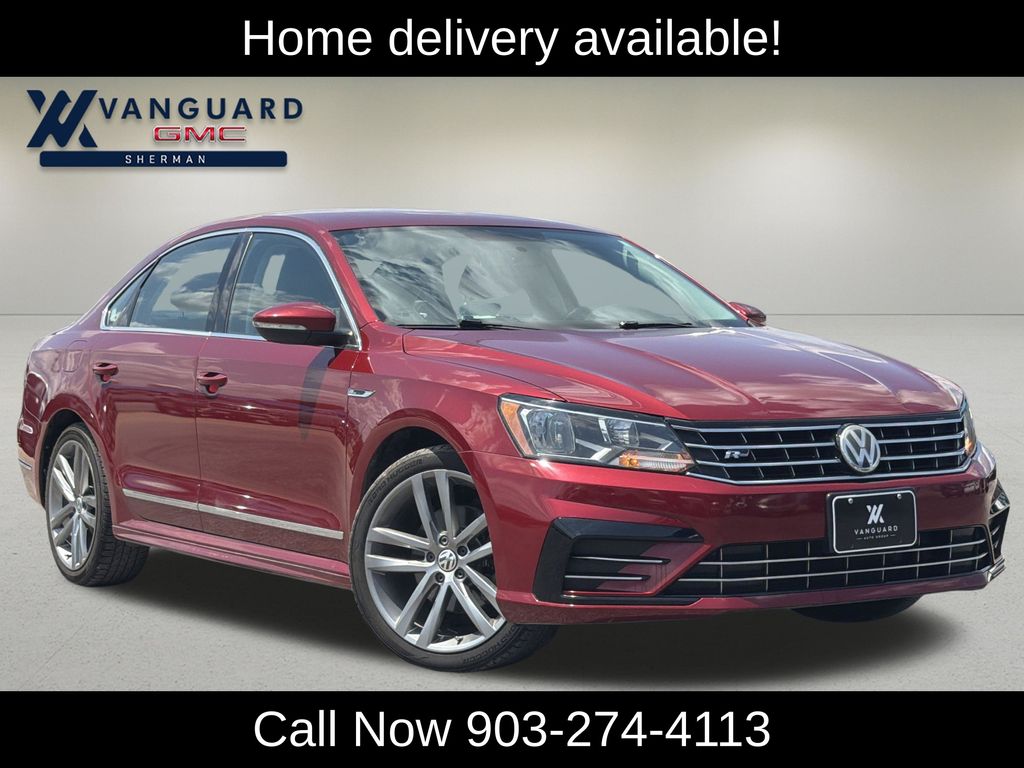Fortana Red 2017 Volkswagen Passat Sedan Front-Wheel Drive 6-Speed Automatic