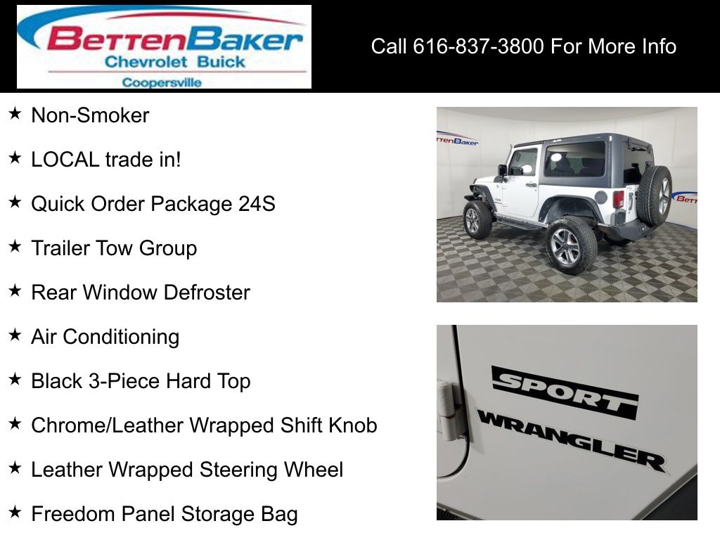 2012 Jeep Wrangler Sport 4