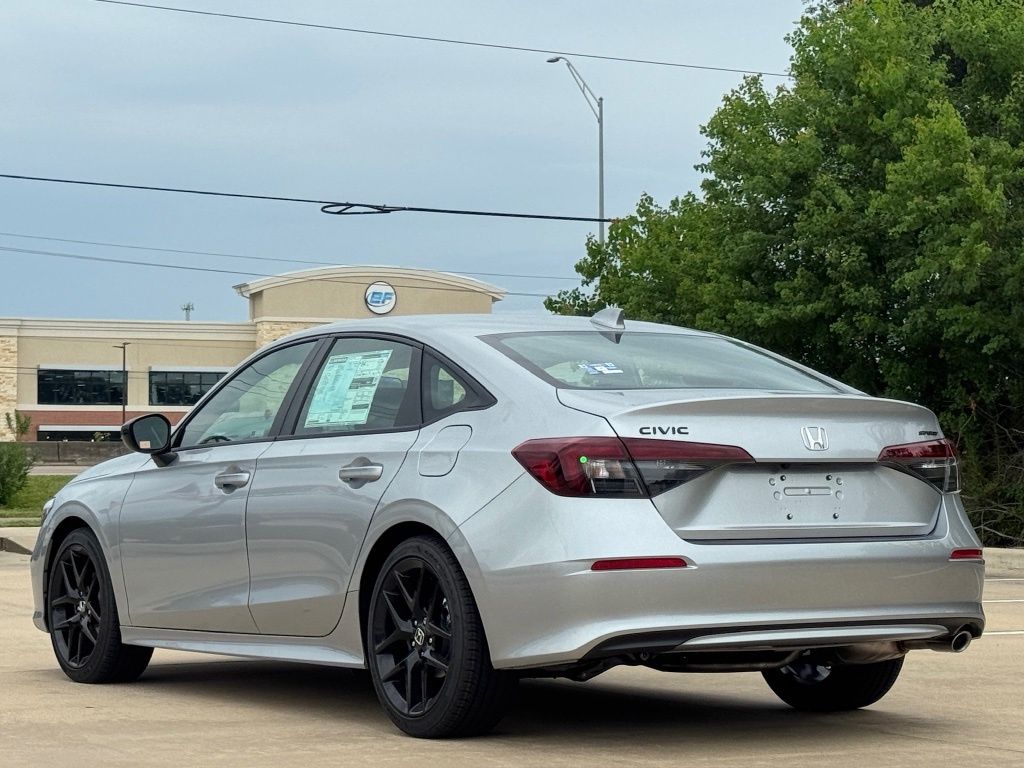 2026 Honda Civic Sport Silver at Emmons Autoplex