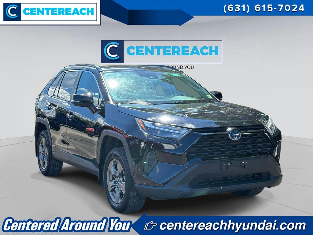 Midnight Black Metallic 2024 Toyota RAV4 Hybrid SUV / Crossover All-Wheel Drive Continuously Variable Transmission