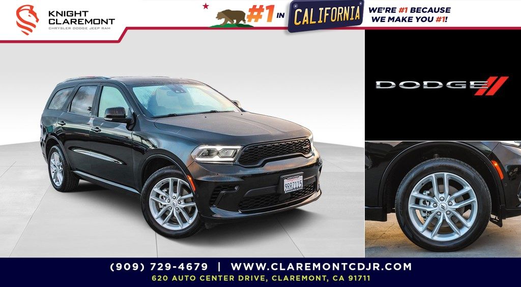DB Black Crystal Clearcoat 2025 Dodge Durango GT Plus AWD SUV / Crossover All-Wheel Drive 8-Speed Automatic