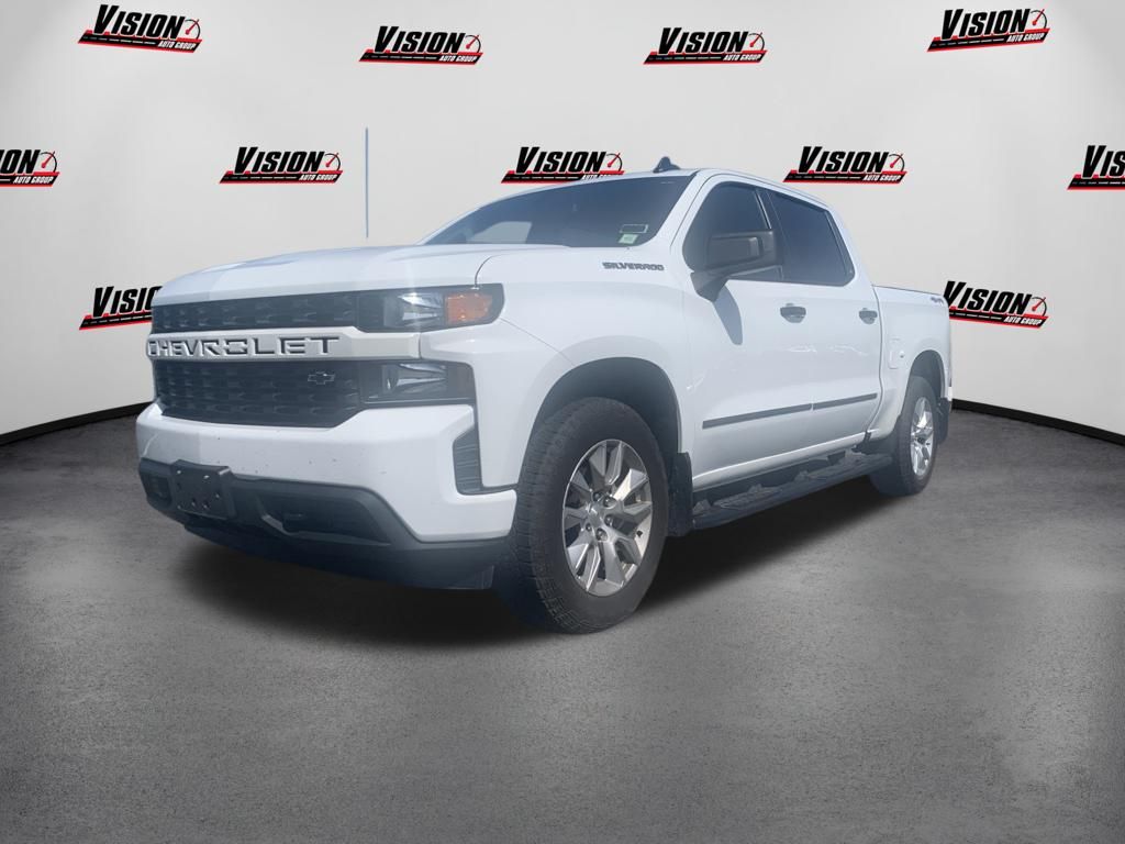 Summit White 2021 Chevrolet Silverado 1500 Pickup Truck Four-Wheel Drive 8-Speed Automatic