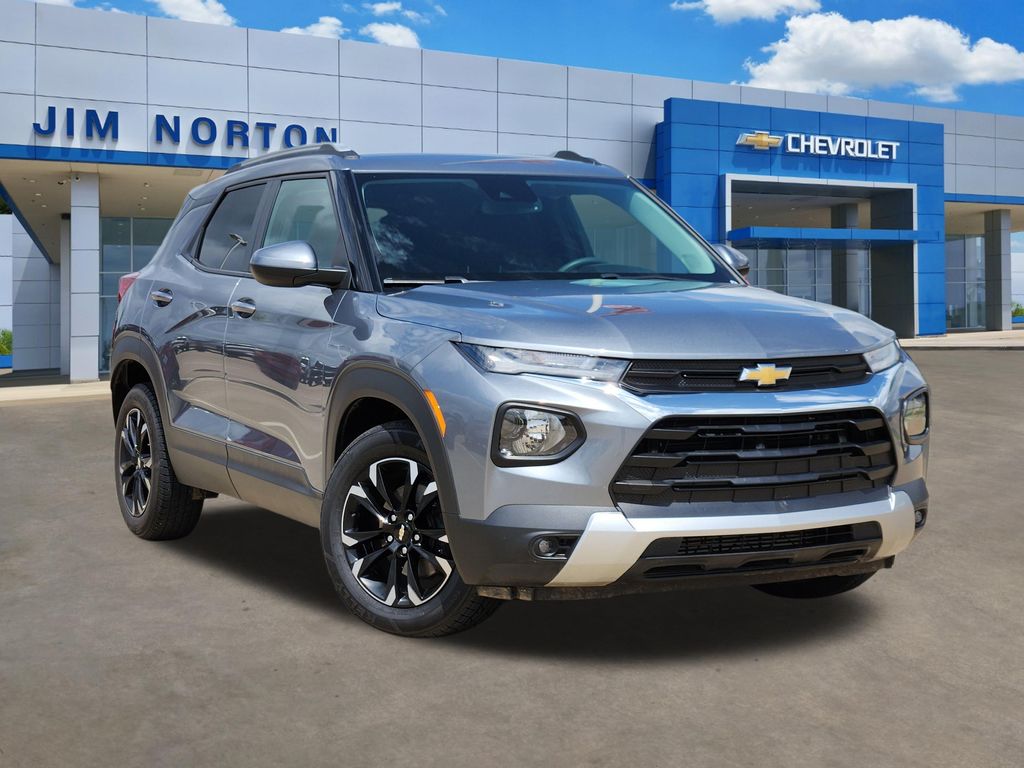 Gray (Satin Steel Metallic) 2022 Chevrolet Trailblazer LT FWD SUV / Crossover Front-Wheel Drive Continuously Variable Transmission