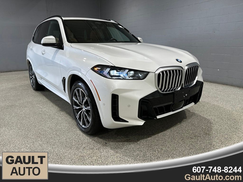Mineral White Metallic 2024 BMW X5 SUV / Crossover All-Wheel Drive 8-Speed Automatic