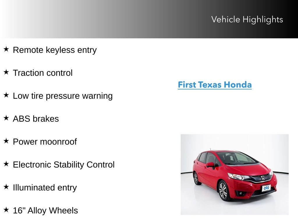 Used Car 2015 Honda Fit  For Sale Under $15,000 In Austin, Texas