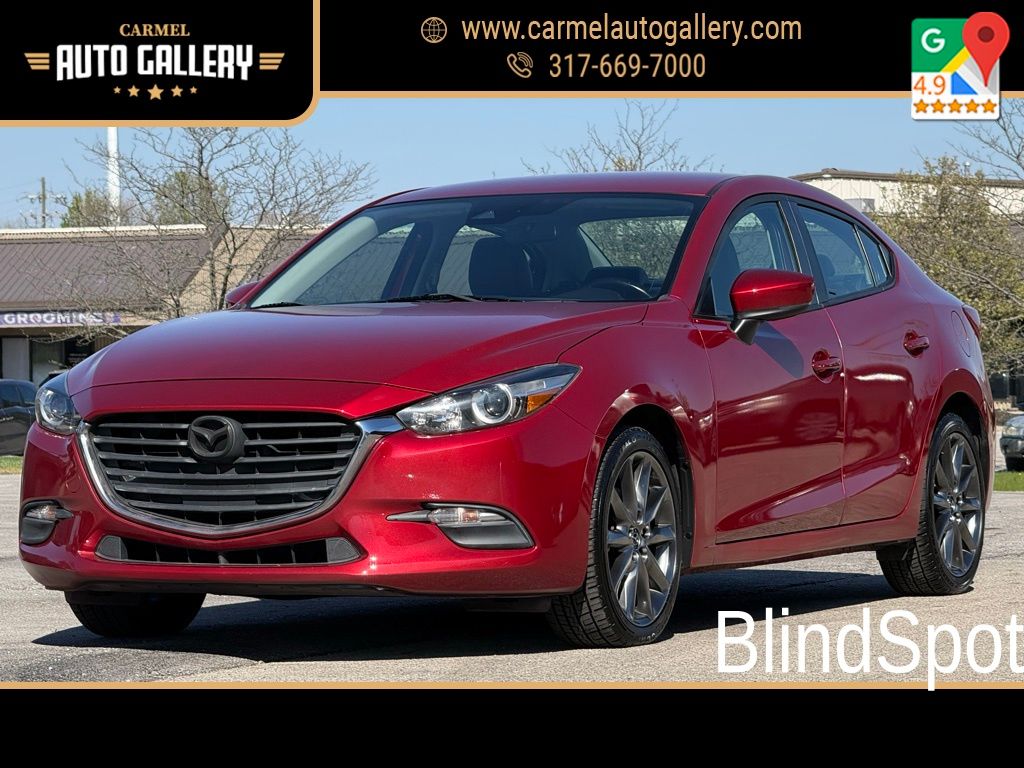 Soul Red Metallic 2018 Mazda MAZDA3 Touring Sedan Front-Wheel Drive 6-Speed Automatic