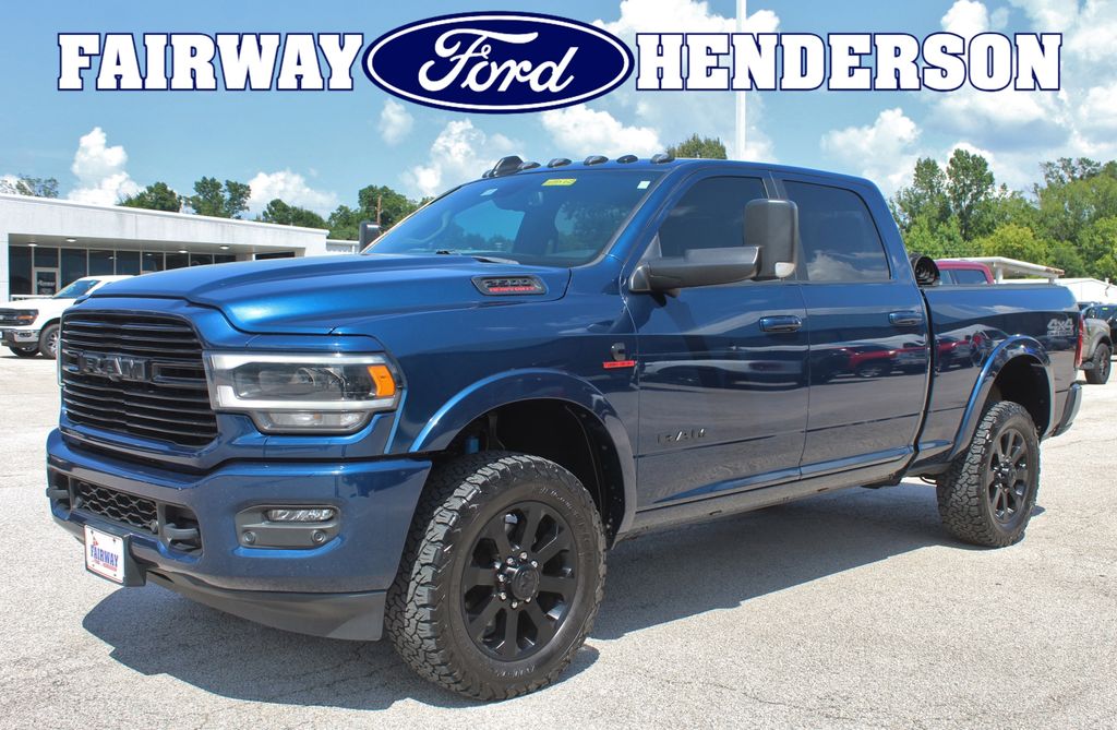 Patriot Blue Pearlcoat 2021 RAM 2500 Pickup Truck Four-Wheel Drive 6-Speed Automatic