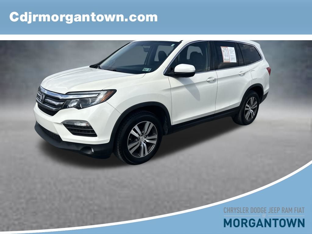White 2017 Honda Pilot EX-L AWD SUV / Crossover All-Wheel Drive 6-Speed Automatic