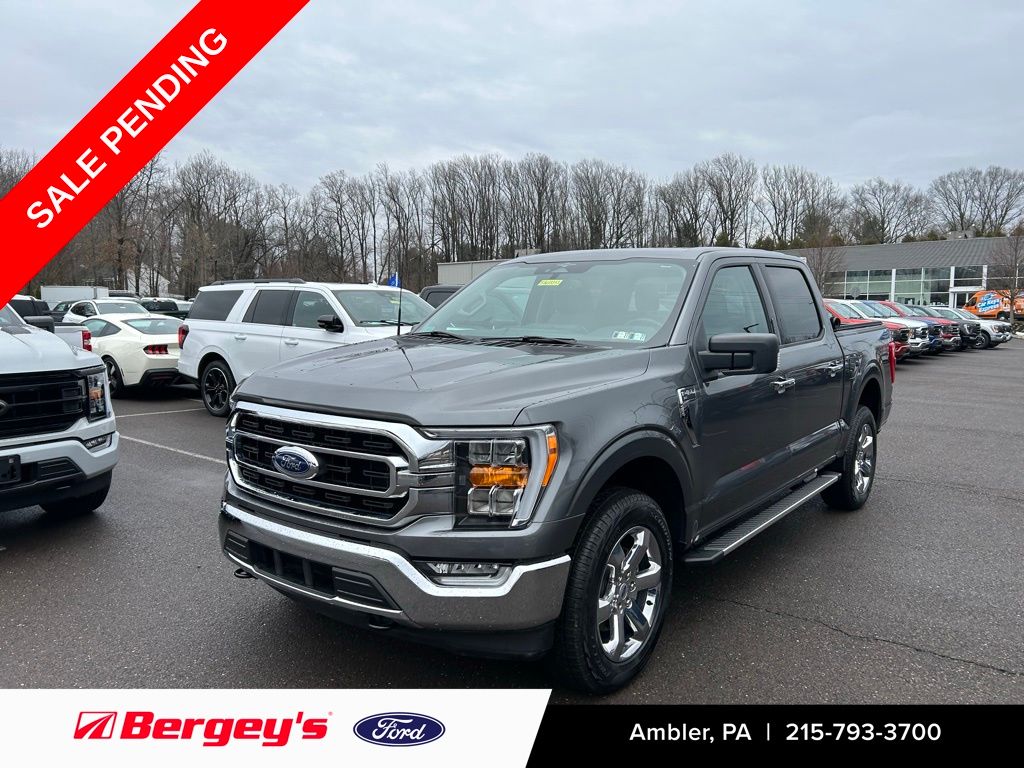 Carbonized Gray Metallic 2023 Ford F-150 XLT SuperCrew 4WD Pickup Truck Four-Wheel Drive 10-Speed Automatic