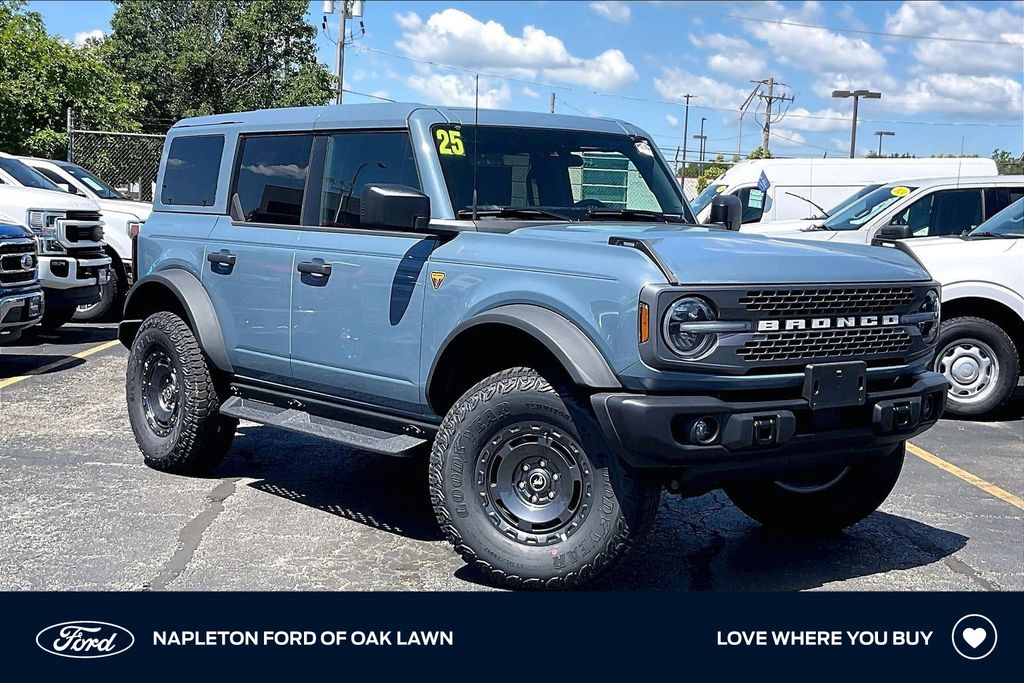 Blue (Azure Gray Metallic) 2025 Ford Bronco SUV / Crossover Four-Wheel Drive Automatic