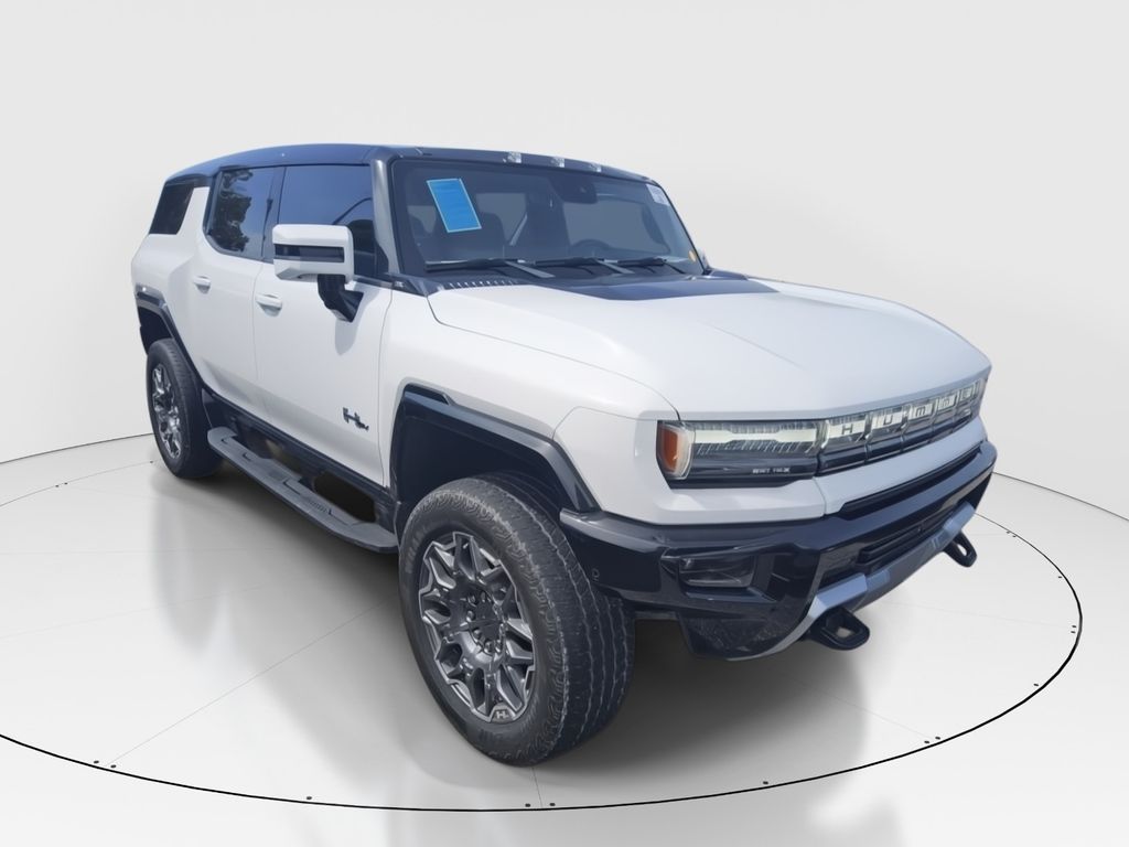 Interstellar White 2024 GMC Hummer EV SUV 3X AWD SUV / Crossover All-Wheel Drive 1-Speed Automatic