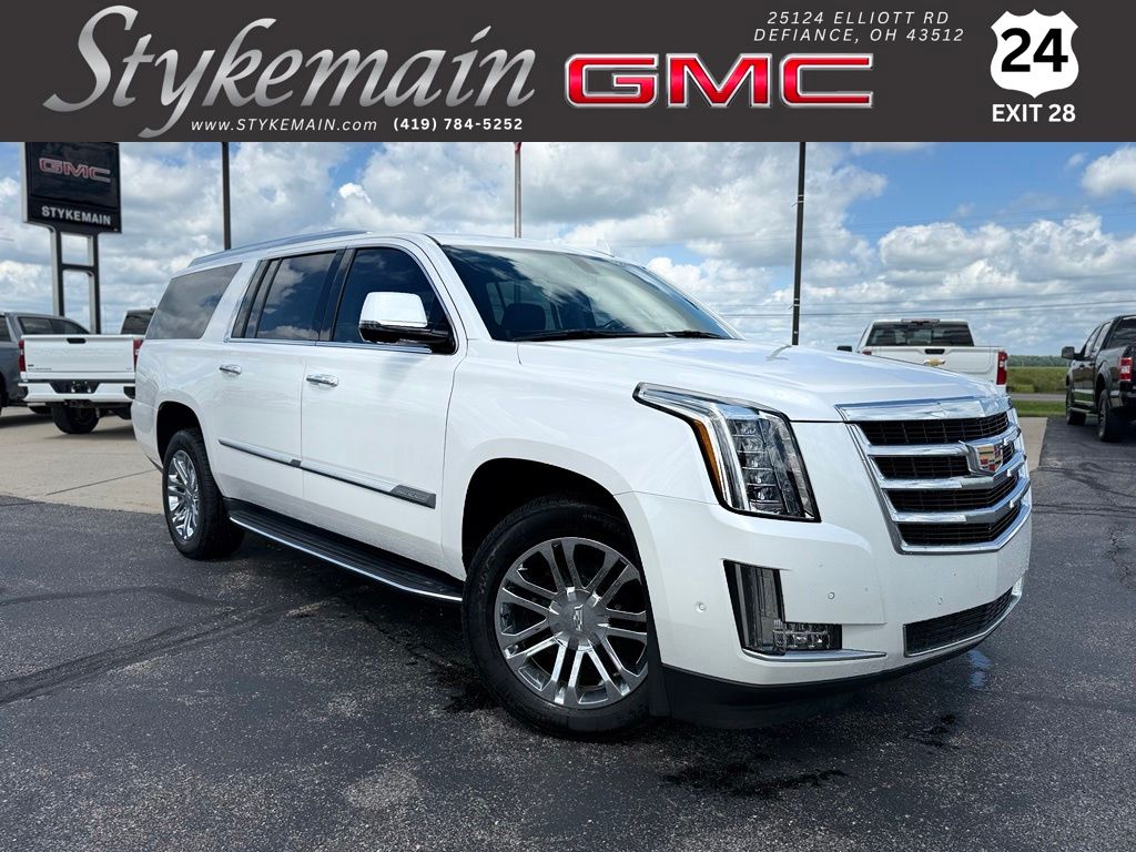 Crystal White Tricoat 2020 Cadillac Escalade ESV SUV / Crossover Four-Wheel Drive 