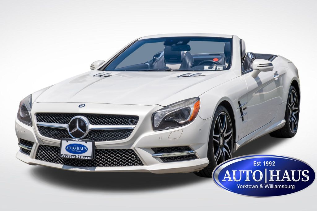 designo Magno Cashmere White (Matte Finish) 2015 Mercedes-Benz SL-Class Convertible Rear-Wheel Drive 7-Speed Automatic