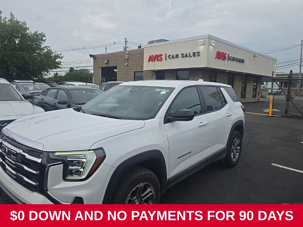 Summit White 2025 GMC Terrain SUV / Crossover Four-Wheel Drive 8-Speed Automatic Overdrive