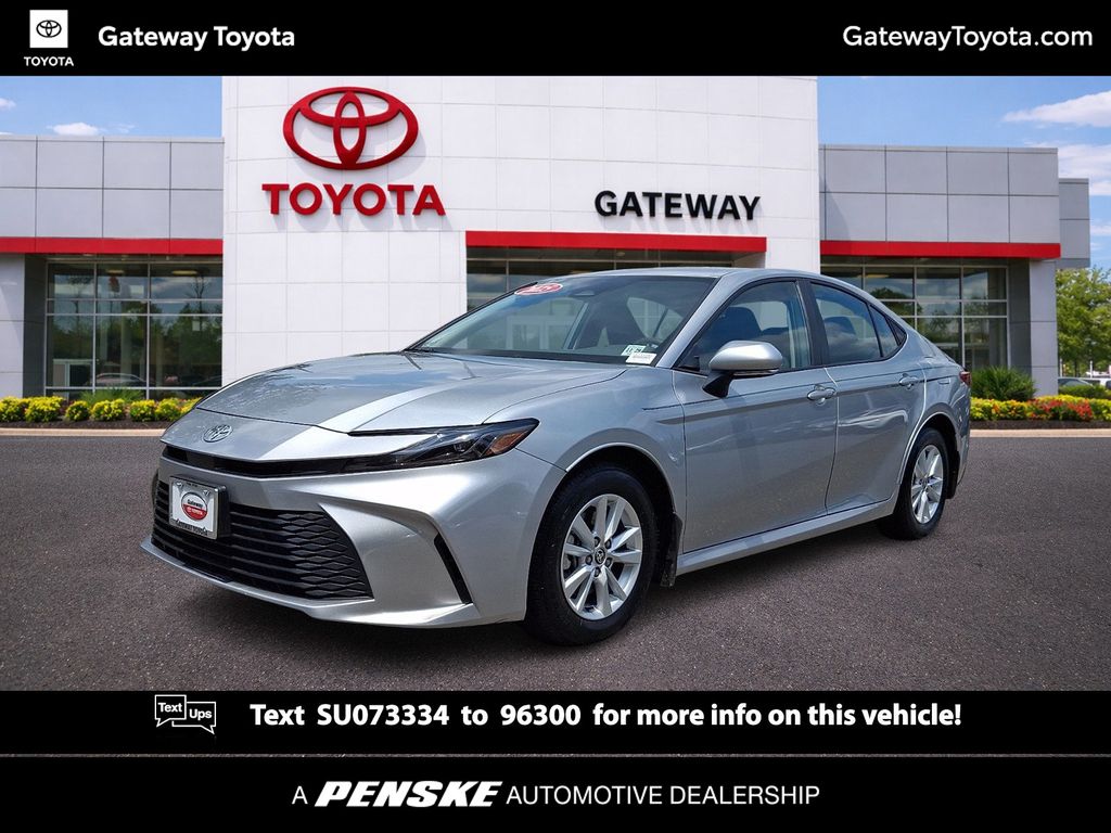 Celestial Silver Metallic 2025 Toyota Camry LE FWD Sedan Front-Wheel Drive Continuously Variable Transmission
