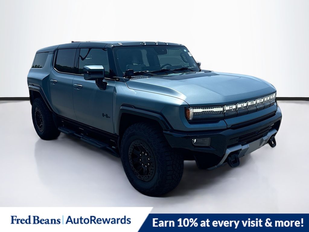 Neptune Blue Matte 2024 GMC Hummer EV SUV 3X AWD SUV / Crossover All-Wheel Drive 1-Speed Automatic
