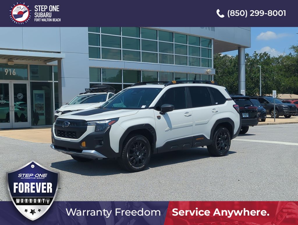 Crystal White Pearl 2026 Subaru Forester SUV / Crossover All-Wheel Drive Continuously Variable Transmission