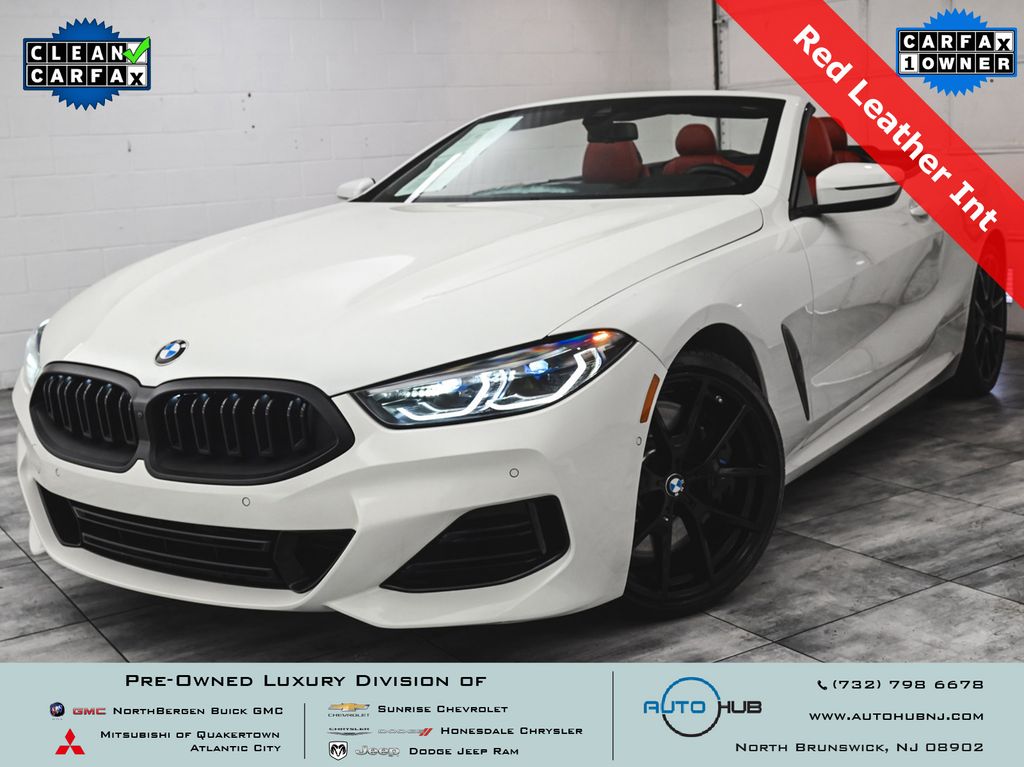 Alpine White 2024 BMW 8 Series 840i Convertible RWD Convertible Rear-Wheel Drive 8-Speed Automatic