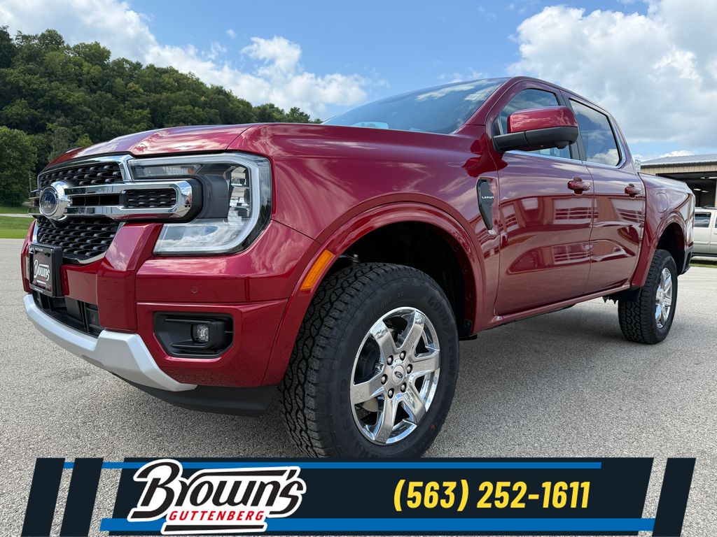 Ruby Red Metallic Tinted Clearcoat 2026 Ford Ranger Pickup Truck Four-Wheel Drive Automatic