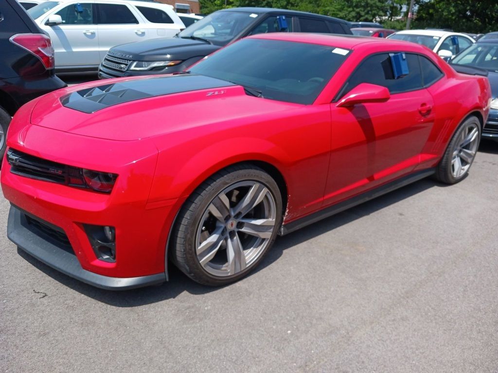 Red Hot 2014 Chevrolet Camaro ZL1 Coupe RWD Coupe Rear-Wheel Drive 6-Speed Automatic