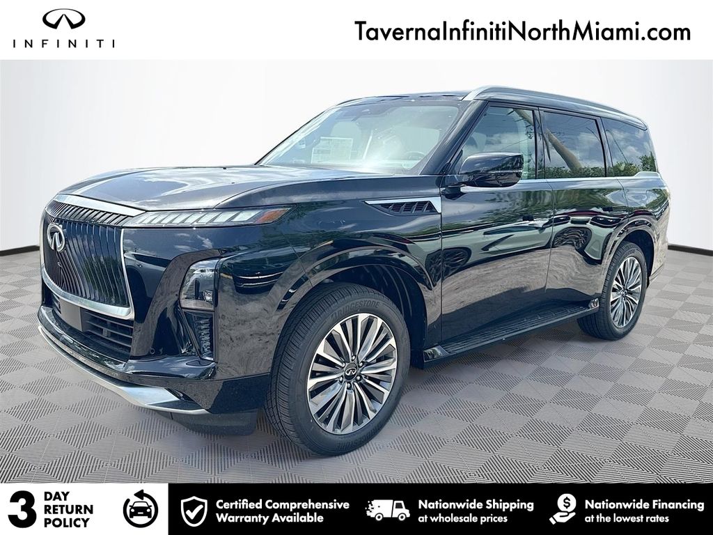 Black (Obsidian) 2027 INFINITI QX80 SUV / Crossover Rear-Wheel Drive 9-Speed Automatic