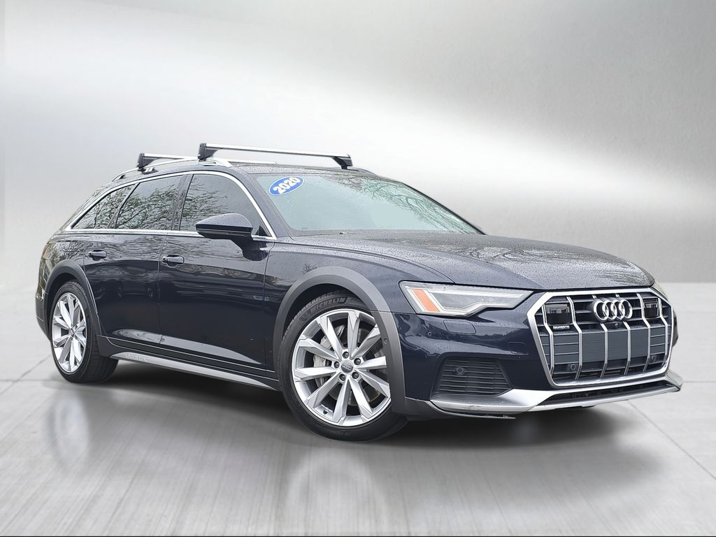 Blue Metallic 2020 Audi A6 Allroad 3.0T quattro Premium Plus Sedan All-Wheel Drive 7-Speed Automatic