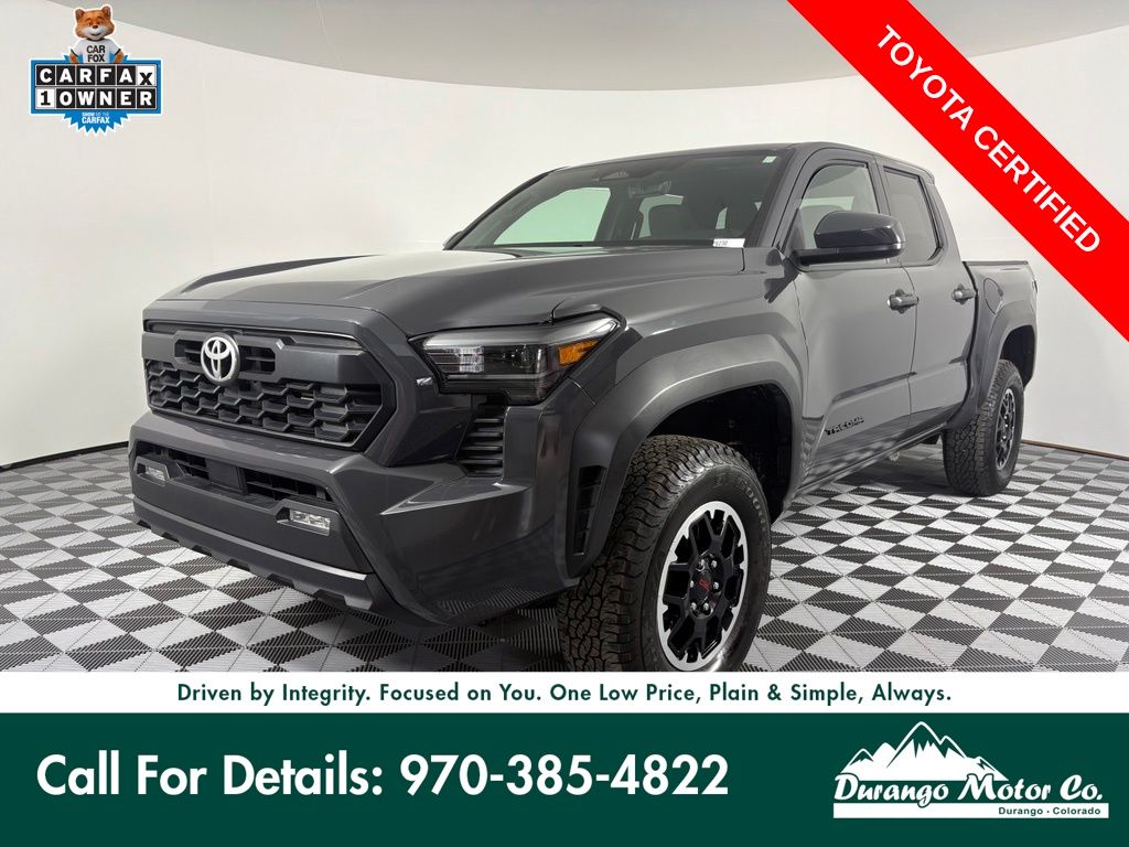 Magnetic Gray Metallic 2022 Toyota Tacoma Pickup Truck Four-Wheel Drive 6-Speed Automatic