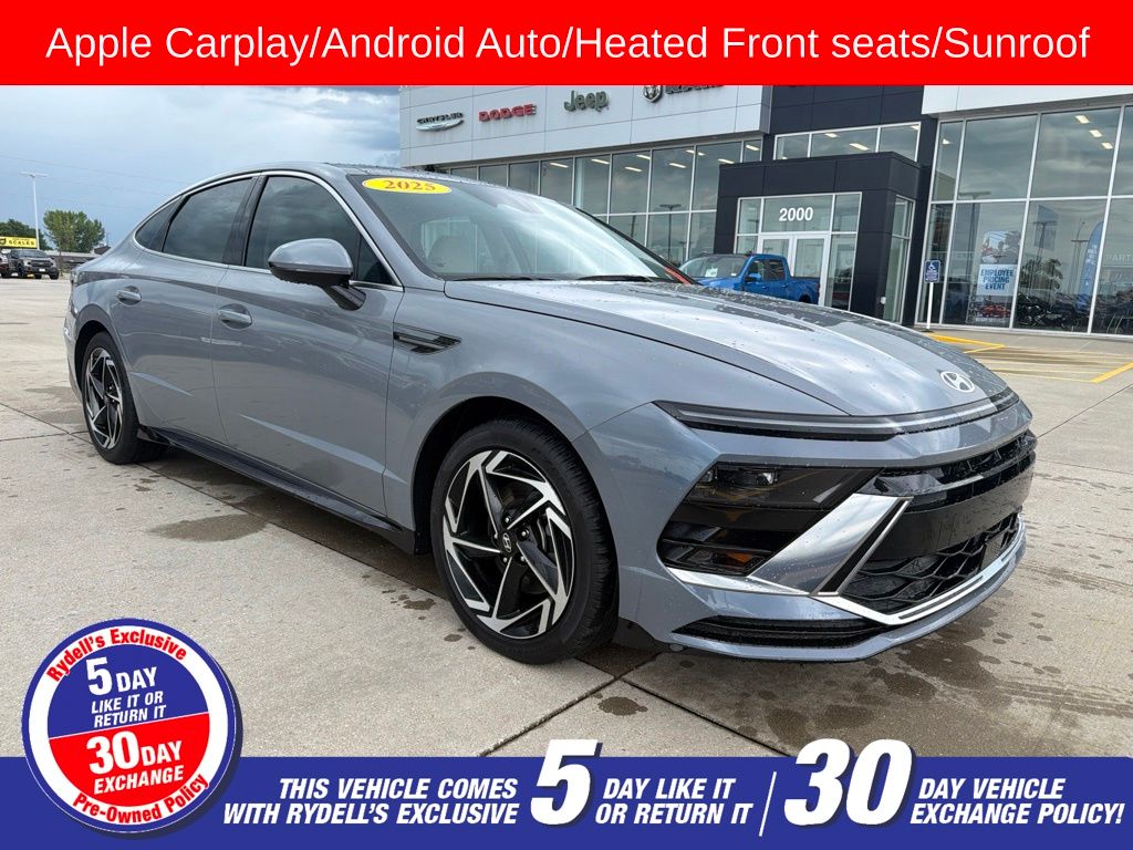 Transmission Blue 2025 Hyundai Sonata Sedan Front-Wheel Drive 8-Speed Automatic