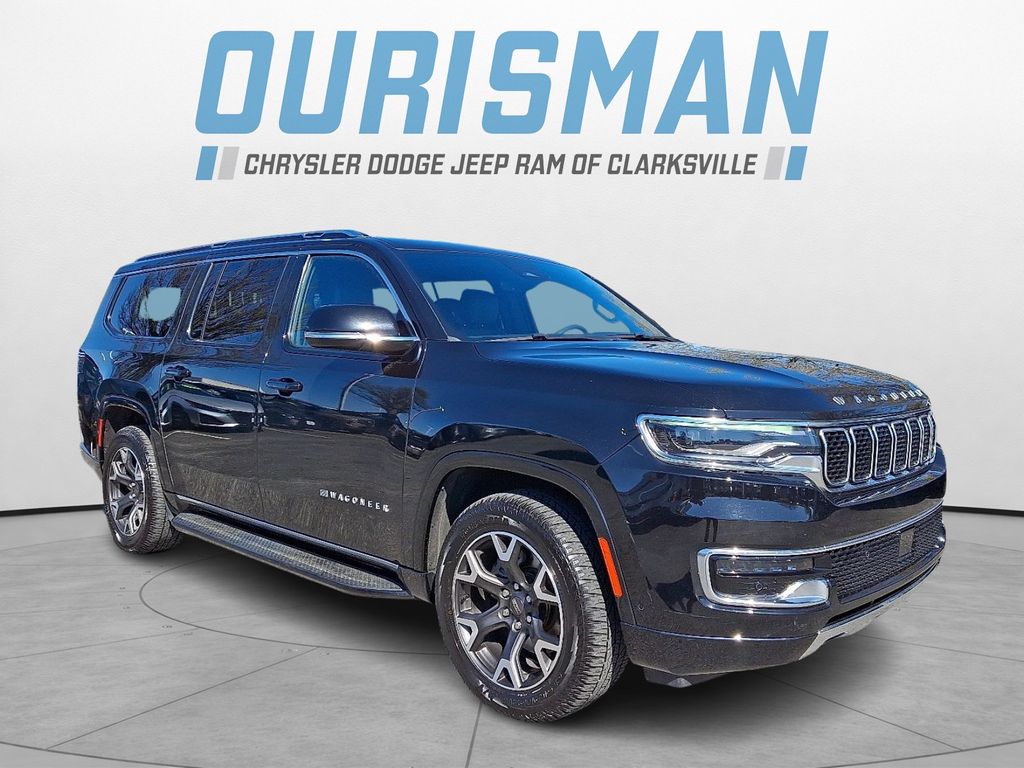 Diamond Black Crystal Pearlcoat 2024 Jeep Wagoneer L Series III 4WD SUV / Crossover Four-Wheel Drive 8-Speed Automatic