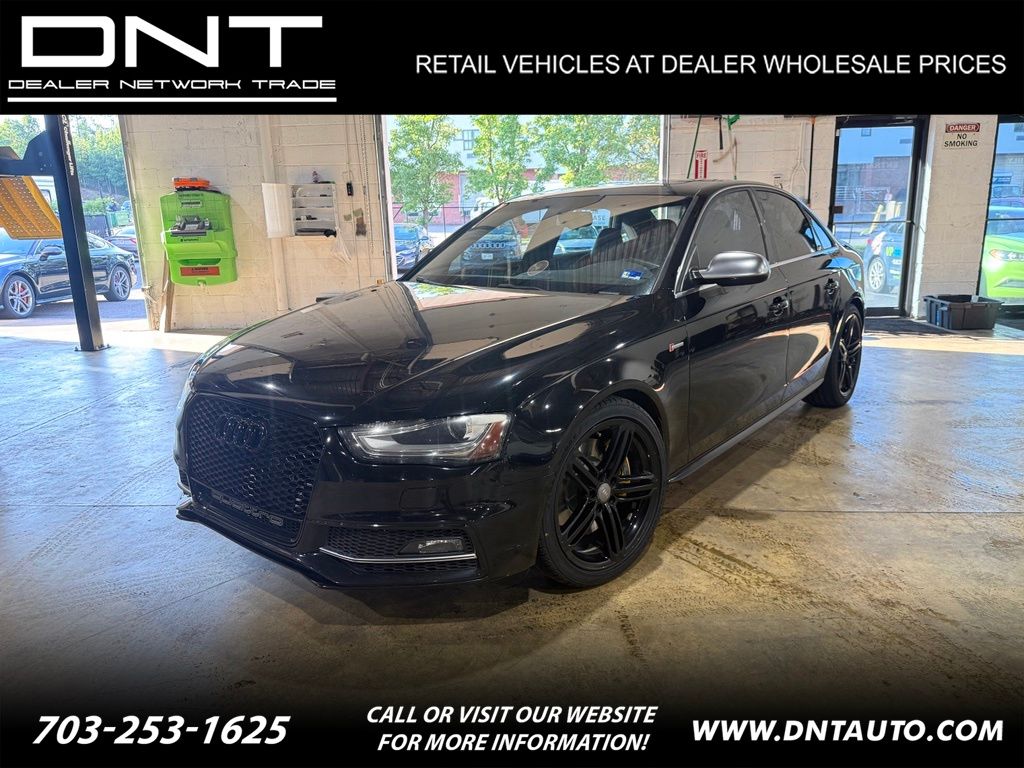 Black Metallic 2016 Audi S4 Sedan All-Wheel Drive 7-Speed Automatic