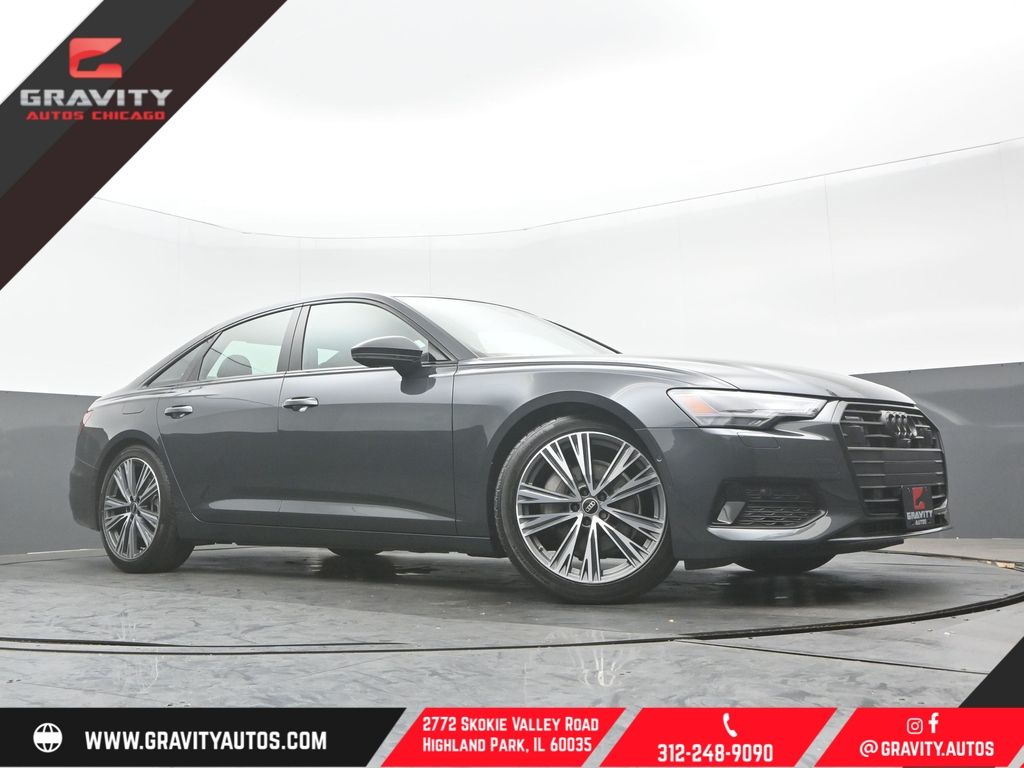 Manhattan Gray Metallic 2023 Audi A6 quattro Premium Plus 45 TFSI Sedan All-Wheel Drive 7-Speed Automatic