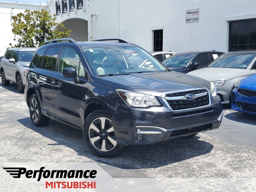 Dark Gray Metallic 2017 Subaru Forester SUV / Crossover All-Wheel Drive Continuously Variable Transmission